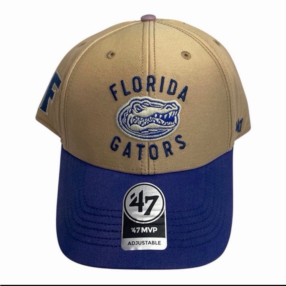 47 Brand Florida Gators Two-Tone Tan and Royal Blue Adjustable Cap